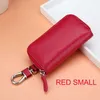 ZORESS Genuine Leather Wallet Key Holder Car Keychain Covers Zipper Key Case Bag Women Key Pouch Housekeeper Keys 5 Color 2 Size2757