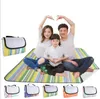 Beach Blanket Mat Towel Handy Mat with Strap Waterproof Beach Blanket Baby Picnic Outdoor Blanket Camping Mat Sandless