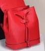 Летний европейский и американский модный женский рюкзак, сумка через плечо, сумка LOCKME, двойная сумка через плечо для женского кожаного рюкзака M41815