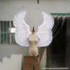 Hoge Kwaliteit Mooie Witte Angel Wings Nice Fairy Wings Creative Magazine Shooting Props Wedding Decorations Cosplay Kostuum