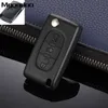 Mgoodoo 3 Pulsante Flip Pieghevole Remote Entry Key Fob Case Cover Blank Blade Per Citroen C4 Picasso C5 C6 Sostituzione Car Key Shell