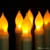 Светодиодные конусные свечи, электронные конические свечи, работающие от батареи, беспламенные для свадьбы, дня рождения, украшения, поставки 2 7ag ii