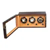  Wooden Upgraded Version 3+0 Mechanical Watches Winder Automatic Watch Winder Multi-Function 5 Modes Watch Display Box