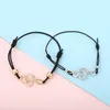 Nuevo diseño creativo Nota musical Pulsera de diamantes de imitación Individualidad popular Pulseras chapadas en oro de alta calidad para mujer Regalo Joyería de moda