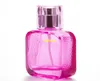 5 stks / partij Gratis verzending Hot 30ml glazen spray parfum fles lege vierkante verstuiver cosmetische navulbare flessen