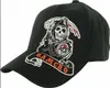 Mode samcro män cap cool svart död sommar hip hop baseball cap soa sons of for reaper crew monterad justerbar si d181106016706080