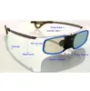 Livraison gratuite !! 3D DLP projecteur TV aluminium lunettes à obturateur actif avec Clip pour Myope pour BenQ Optoma Acer LG