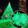 Noel 10m 100led Belysning Bröllop Fairy Christmas Lights Outdoor Twinkle Decor Tree Lights for New Year Holiday Party Navidad, t