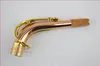 Neue Ankunfts-Altsaxophon Bend-Ausschnitt Phosphor Bronze Material Gold Lack Saxophon Instrument Zubehör Kostenloser Versand 24.5mm