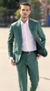Fantastic Style Two Buttons Dark Green Wedding Groom Tuxedos Notch Lapel Groomsmen Mens Dinner Blazer Suits (Jacket+Pants+Tie) NO:1803