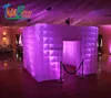 ТАКБЕЦТРИТЕЛЬНЫЙ Многоцветный надувной фото стенд надувной кубик с светодиодным светом