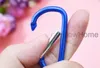 Karabijnse sleutelhangende metalen Karabijnse sleutelhanger Ring Keychains Clip Hook voor buitensporttype D 56*29 mm B 60*28 mm Vorm Aluminium legering