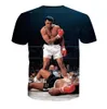 Männer T-shirt Boxer 3D Voller Druck Mann Casual Tops Unisex Kurzen Ärmeln Digitale Grafik T-shirt T-stücke T-shirts Bluse (RLT-1319)