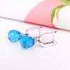 Pendientes clásicos de clip Auténtico 925 Sterling Silve Mujeres Compatibles de estilo europeo Joyería1267510