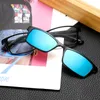 Superhot Eyewear - Gafas rectangulares con montura óptica TR90 con clips magnéticos polarizados para el sol, gafas para hombres y mujeres TR2250