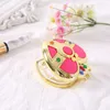 Anime Sailor Moon 크리스탈 핑크 하트 메이크업 미러 박스 케이스 콤팩트 거울 Chibi Moon Cosplay Plastic Prop 여성 화장품 선물