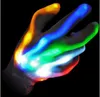 multicolor led party light bar guanti finger lights guanti led rave magic glove guanti Halloween Ghost skull gloves