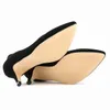 Brand designer-Chaussure Femme Zapatos Mujer Hot Womens Faux Velve Flock Party Platform Pumps High Heels Sexy Party Shoes Size US 4-11 D0060