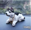 Car Styling Cute Bobblehead Dog Dollr Ornament Nodding Dog Car Auto Dash Rocking Head Dog Car Interior Decoration Bel regalo