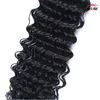 Charmingqueen Brazilian Deep Wave Hair Bundles With Closure Unprocessed deep curly Human Hair With Closure