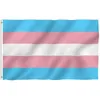 3x5 stóp Breeze Transgender Flag różowy niebieski tęczowe flagi Flagi Duma LGBT z mosiężnymi przelotkami