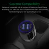 Fast Quick Charge 3.0 Stand Dual USB QC3.0 Car Charger 2.4A for Samsung Galaxy S9 S8 for HTC M9 Nexus 6 LG G4 100pcs/lot