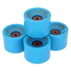 4pcs 70 x 51MM Longboard 휠 스케이트 롤러 베어링 센터 세트 freeride 순항 longboard 스케이트 보드 바퀴