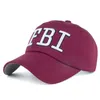 2020 FBI Caps Outdoor 5 Panel Berretto da baseball Snapback Hat Bone FBI Snapback per uomo Berretto tattico di alta qualità Taglia 56-59cm276S