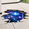 アウタースペースプラネット3Dウォールステッカー宇宙銀河の壁のデカールキッズルームベビーベッドルーム天井床飾り3570126