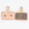 4 Pairs NVP-12 Bike Bicycle Resin Disc Brake Pad for SHIMANO M416 M375 M495 Black (Resin)/Copper (Metal) 2 Style High Quality