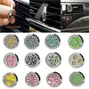 30mm aromaterapi Essential Oil Diffuser Locket Black Magnet Opening Car Air Freshener with Vent Clip Felt Pads9197457