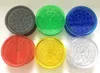 60mm 3 Piece Plastic Tobacco Herb Grinder for Smoking Pipe Spice Acrylic Dry Grinders