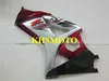 Wtrysk Motocykl Motocykl Motocykl Zestaw do SUZUKI GSXR1000 K7 07 08 GSXR 1000 2007 2008 ABS Red Silver Fairings Set + Prezenty SX28