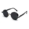 Brand new 2024 Mirror Lens Round Glasses Goggles Steampunk Sunglasses Vintage Retro For men and women Hisper Eyewear