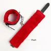 Kit Bondage 10 pezzi / set Sexy adulto PU pelle BDSM Bondage sessuale Set mani caviglia s frusta corda maschera giocattoli erotici per coppie S19706