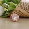 18CT Rose Gold verguleerd over 925 Sterling Silver Charm Bead past Europese sieradenarmbanden en kettingen6748294