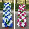 flower wedding Road lead flowers long table centerpieces flower Arch door lintel silk rose wedding party backdrops decoration7908722