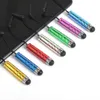 Cep telefonu, tablet pc ucuz fiyat 1500pcs / lot için toz fişi ile Promosyon DHL ücretsiz Mini Kalem Dokunmatik Kalem Kapasitif dokunmatik kalem