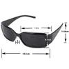 Pinhole Glasögon 100 st Ny Black Unisex Vision Care Pin Hole Glasses Glasögon Ögonutövare Ögon Vision Förbättra DHL Gratis