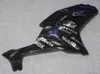 Motorcykel Fairing Body Kit för Kawasaki Ninja ZX6R 07 08 ZX-6R Bodywork ZX 6R 2007 2008 636 Glans Svart Fairings Set