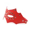 Bondage Halloween Ladies Red/Butterfly Máscara de Máscara de Misfarda Bola de Máscaras Vestido de Fancagem #R78