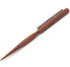 1 PC Pro Professional Salon Que Profissiona Back Hair Brushes Wood Slim Line Pente Escova Extensão Extensão Hairdressing Styling Tools Kit DIY