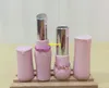 100pcs/lot 11.1mm 12.1mm Pink Bowknot DIY Lipstic Lip Balm Tube Empty Plastic Lipstick Tube Lip Gloss Container