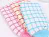 100pcs / lot New 25 * 15 cm Lattice Gants de serviette de bain épais gants frottant la serviette de bain de boue couleur aléatoire