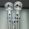 Pentola per vetri con bocca piatta Accessori per bong in vetro all'ingrosso Fumo di pipa ad acqua in vetro