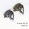 Hot selling AVP Alien Punk Ring Warrior Rings Cool Jewelry Animal Skull Biker For Men and Women