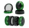 4 stycken Sharpstone Metal Herb Grinder för tobak 63mm diameter ALUMINIUM Legeringslipor 53mm Höjd örtslipare 999033099979