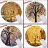 Colorful Beautiful Tree Background Anti-Slip Cute Mouse Pad Round Soft for computers Mousepad comfort pad Mouse Mat for Optal