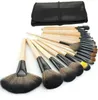 Profesjonalne 24 Sztuk Makijaż Zestaw Szczotki Narzędzia Do Makijażu Kit toaletowy Marka Make Up Brush Set Case Cosmetic Szczotka Darmowa Wysyłka