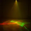 2 Len Rouge Vert Gobos Lumière Laser Mixte Bleu LED Filigranes Aurora DJ Party Home Show Disco KTV Clubs Éclairage De Scène